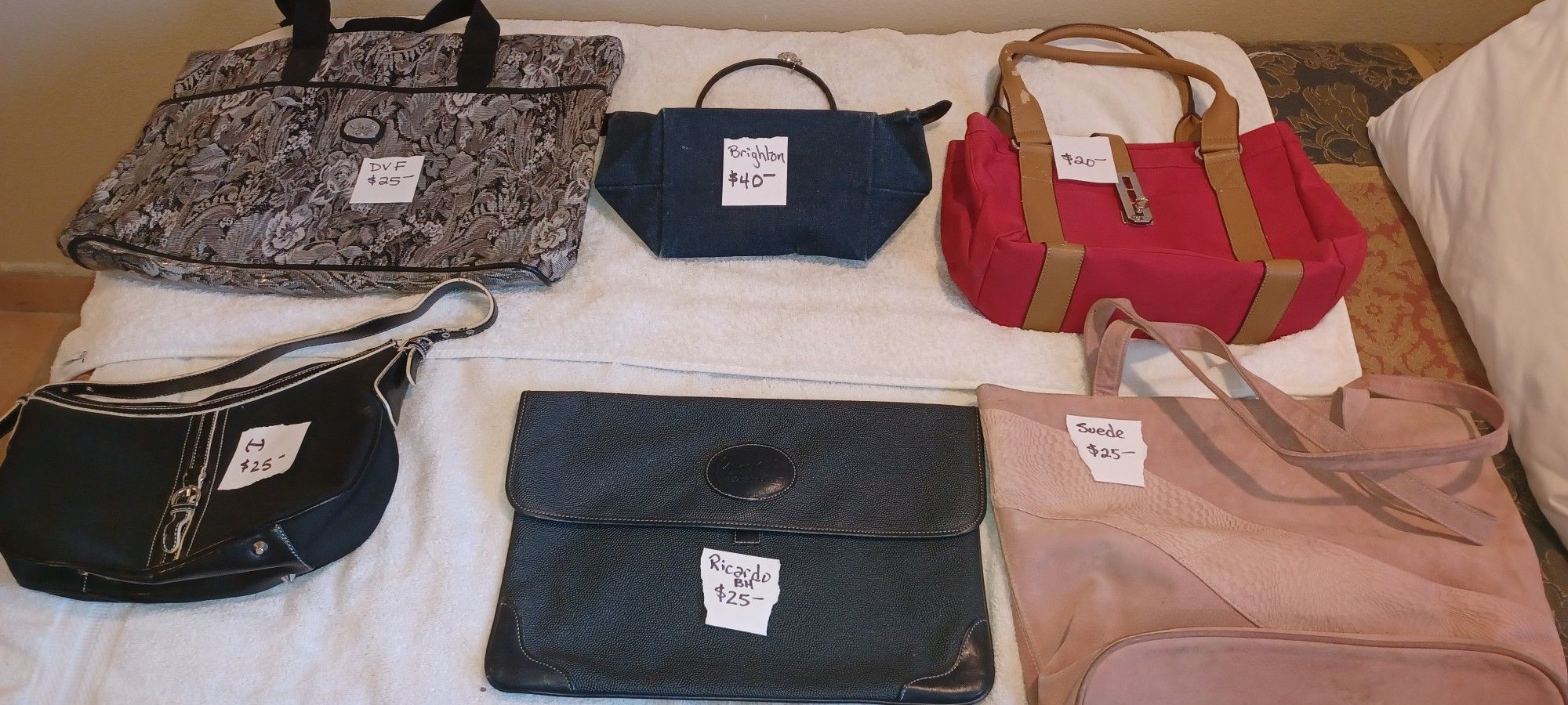 Assorted Purses Handbags Clutches Makeup Bags EACH PRICED SEPARATELY