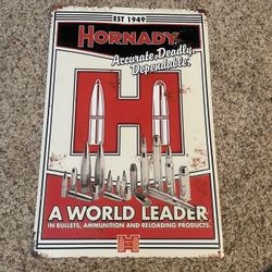 Hornady Tin Poster 