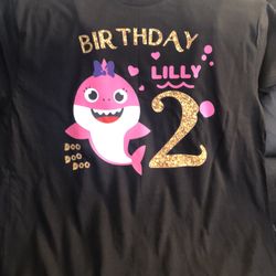 Baby Shark Birthday T Shirts