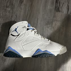 Nike Air Jordan Retro 7 White Carolina Grey 9.5