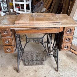 Antique sewing table