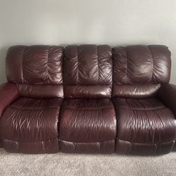 leather recliner couch 