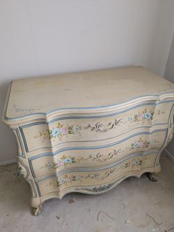 Vintage French Proverbial Dresser