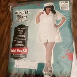 Halloween Costume Hospital Honey Ladies XXL (18-20) Brand New 