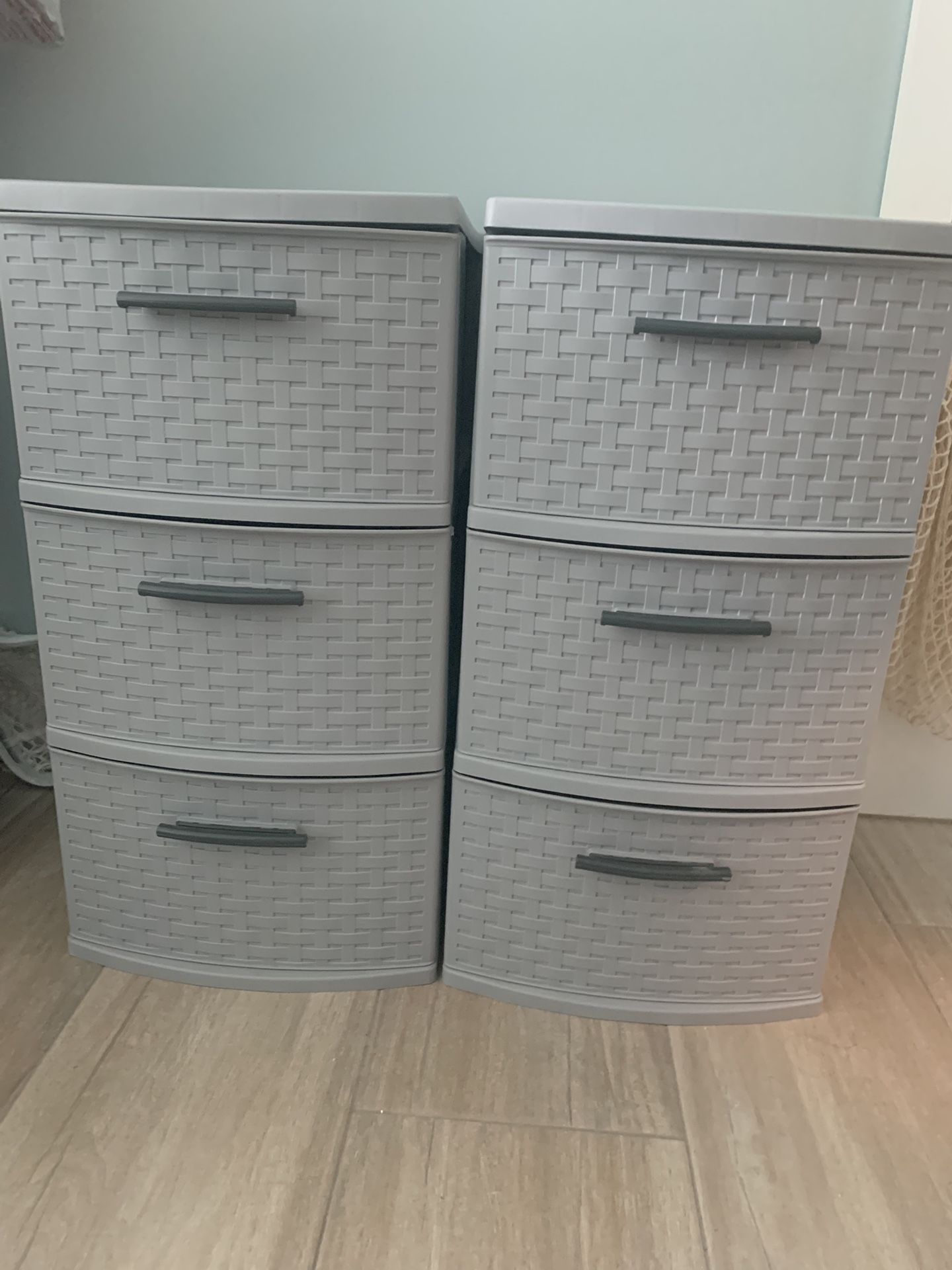 3 Drawer Plastic Storage