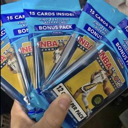 (5) Nba Hoops Premium Stock Cellos