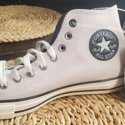 Converse Chuck Taylor High Sneakers Pale Putty Suede Skate Shoe 