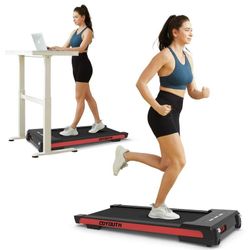 E328 $70 Walking Pad, Under Desk Treadmill for Home&Office, Exercise Treadmill 300 lbs Weight Capacity,Speed Range 0.5-6 kph  POWERFUL & QUIET MOTOR】T