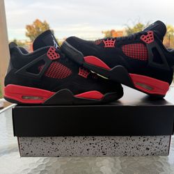 Jordan 4 Red Thunder 