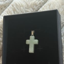 Natural JADE Cross pendant ✝️