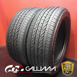 2X Tires LikeNEW Bridgestone Dueler H/P Sport AS RFT Run Flat 245/50R19 #92153