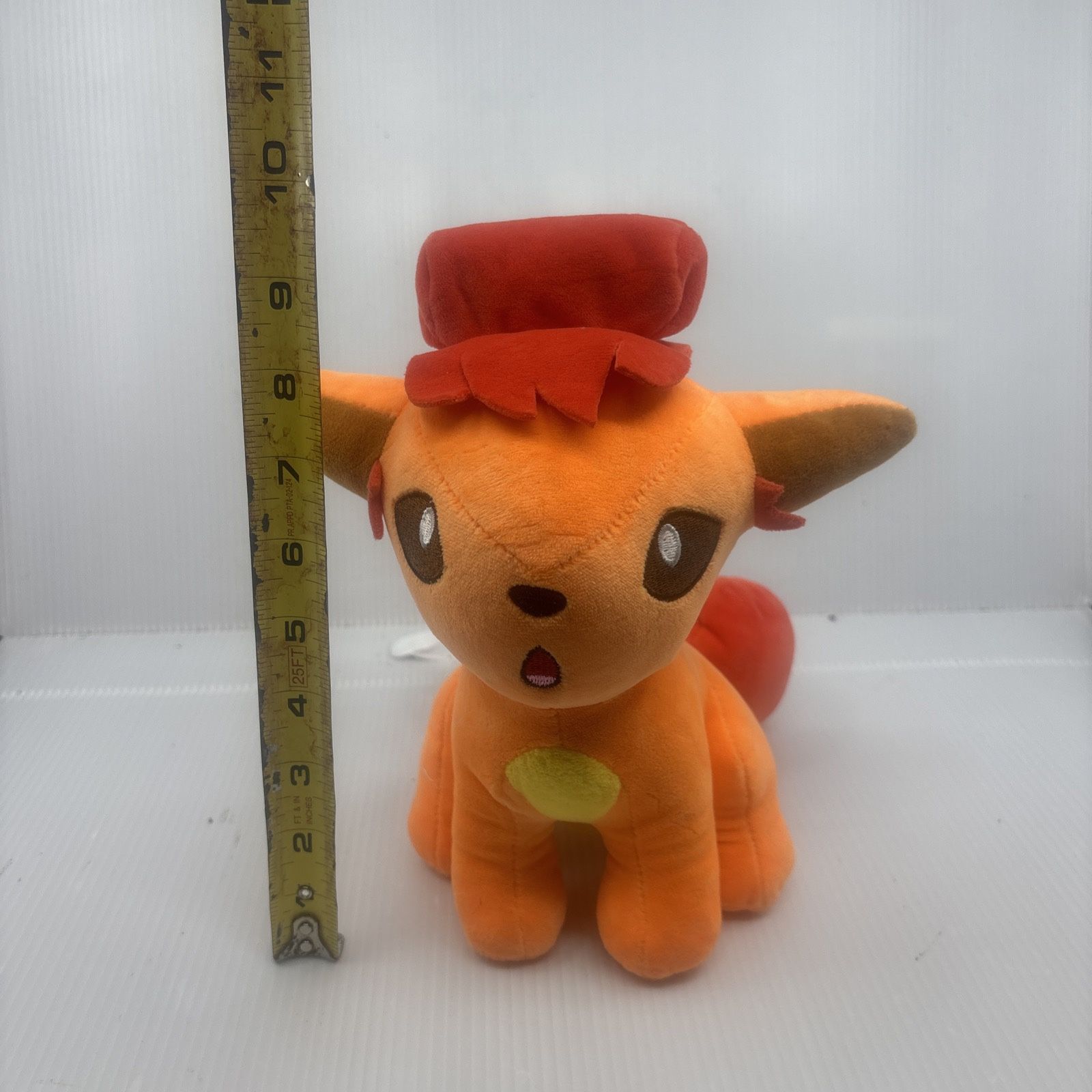 Vulpix Pokémon Plush ~10" Fire Fox Six Tails Stuffed Animal