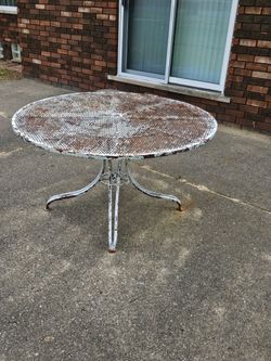 Wrought Iron Table