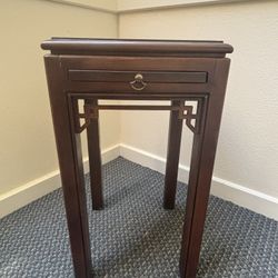 Wood Side Table 