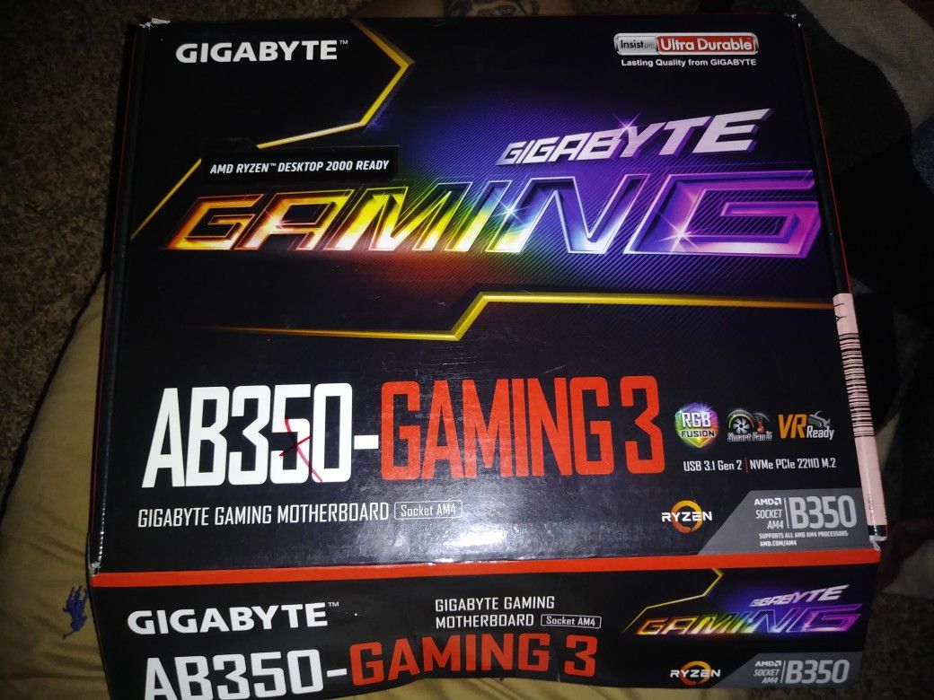 Gigabyte gaming AB350-Gaming3 motherboard