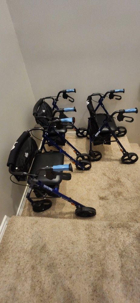 Hugo elite Walker With Accessory Storage Pouches
