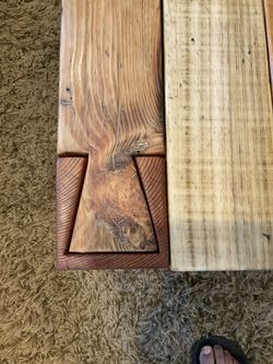 Handcrafted CUSTOM Beefy Rustic Coffee Table