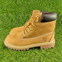 Timberland Men's US 4.5 Waterproof Boots Wheat Nubuck 12909