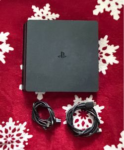 PS4 Slim + Power Cable & HDMI (read desc)