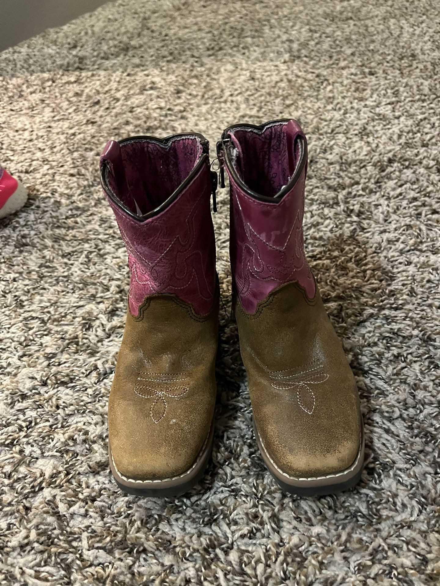 Pink Kids Boots 