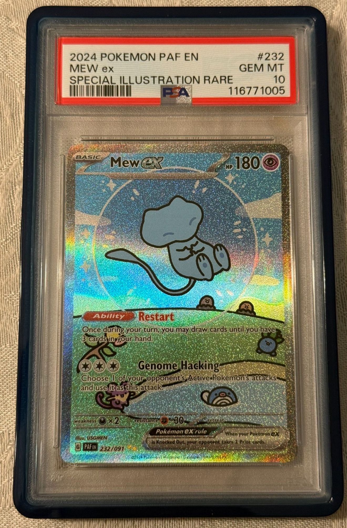 Psa 10 English Bubble Mew