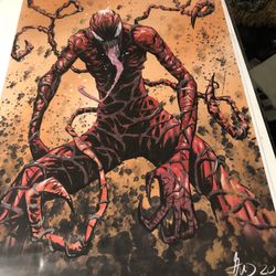 Signed Carnage Poster 