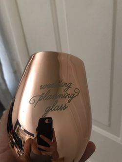 Wedding plans glass