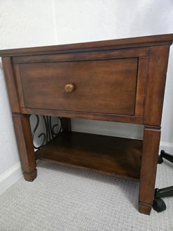 Solid Wood Side Table