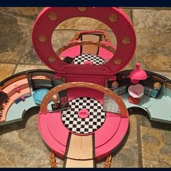 LOL SURPRISE HAIR BEAUTY SALON PLAY SET MINI DOLL CARRYING CASE LIT MIRROR /