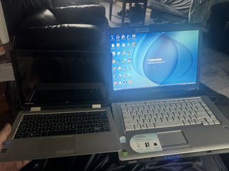 2 Toshiba Laptops 