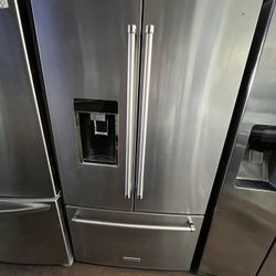 Kitchen Aid Counter Depth French Door Stainless Steel 
