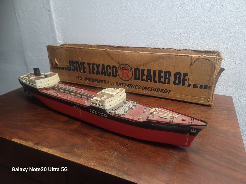 Vintage Texaco Oil Tanker Toy