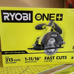 RYOBI ONE+ Cordless 5 1/2 in. Circular Saw (Tool Only)