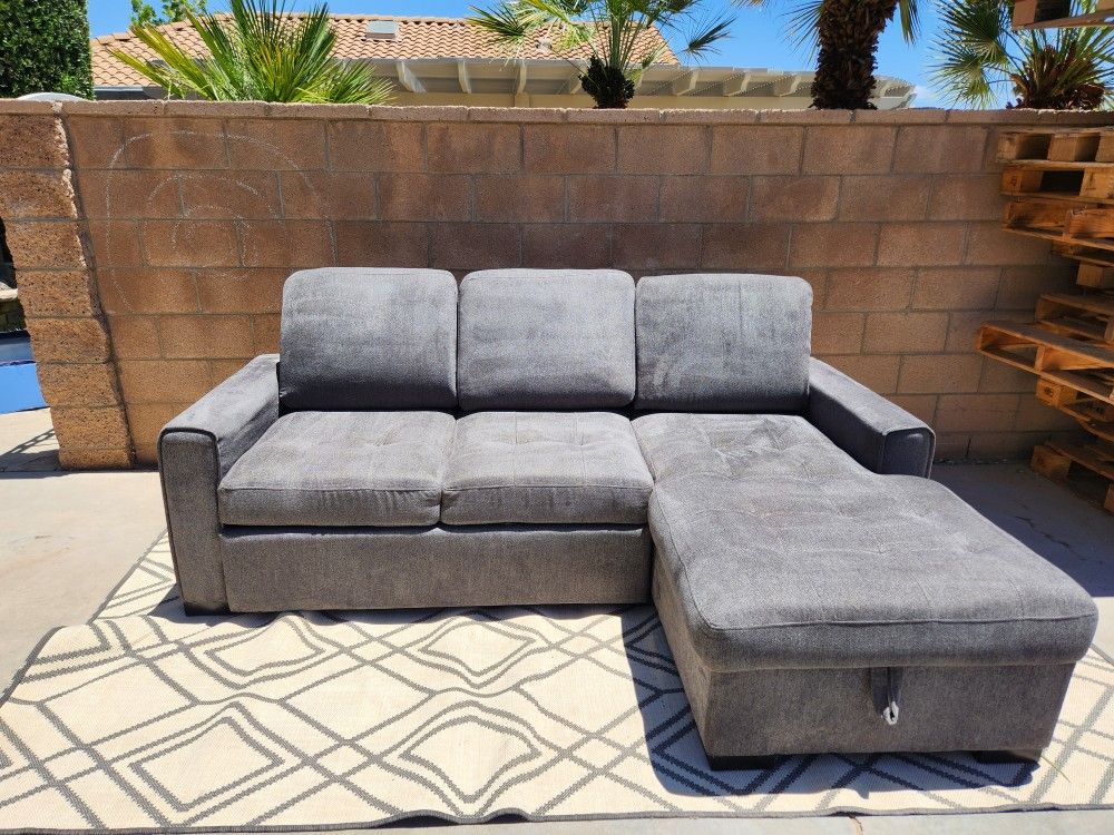Kendale Sleeper Sofa with Storage Chaise