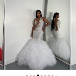White Prom Dress 