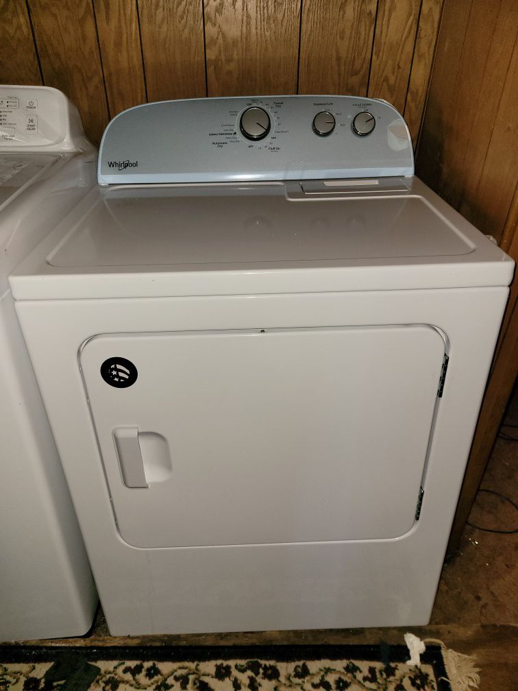 Samsung Washer and Whirlpool Dryer