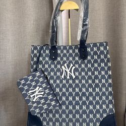 MLB Tote Bag Blue Large 