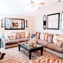 Beautiful Cindy Crawford Large  Sectional By 