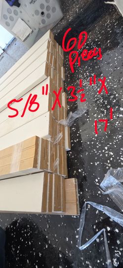 4 inch mdf baseboard/casing 1"x4"x17'