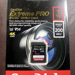 SanDisk Extreme PRO SDXC HUS-I Card 1 TB