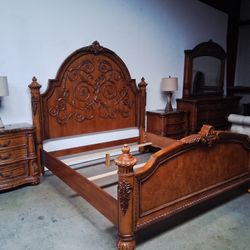 Ornate King Size Bedroom Set