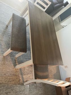 Table chair and benches