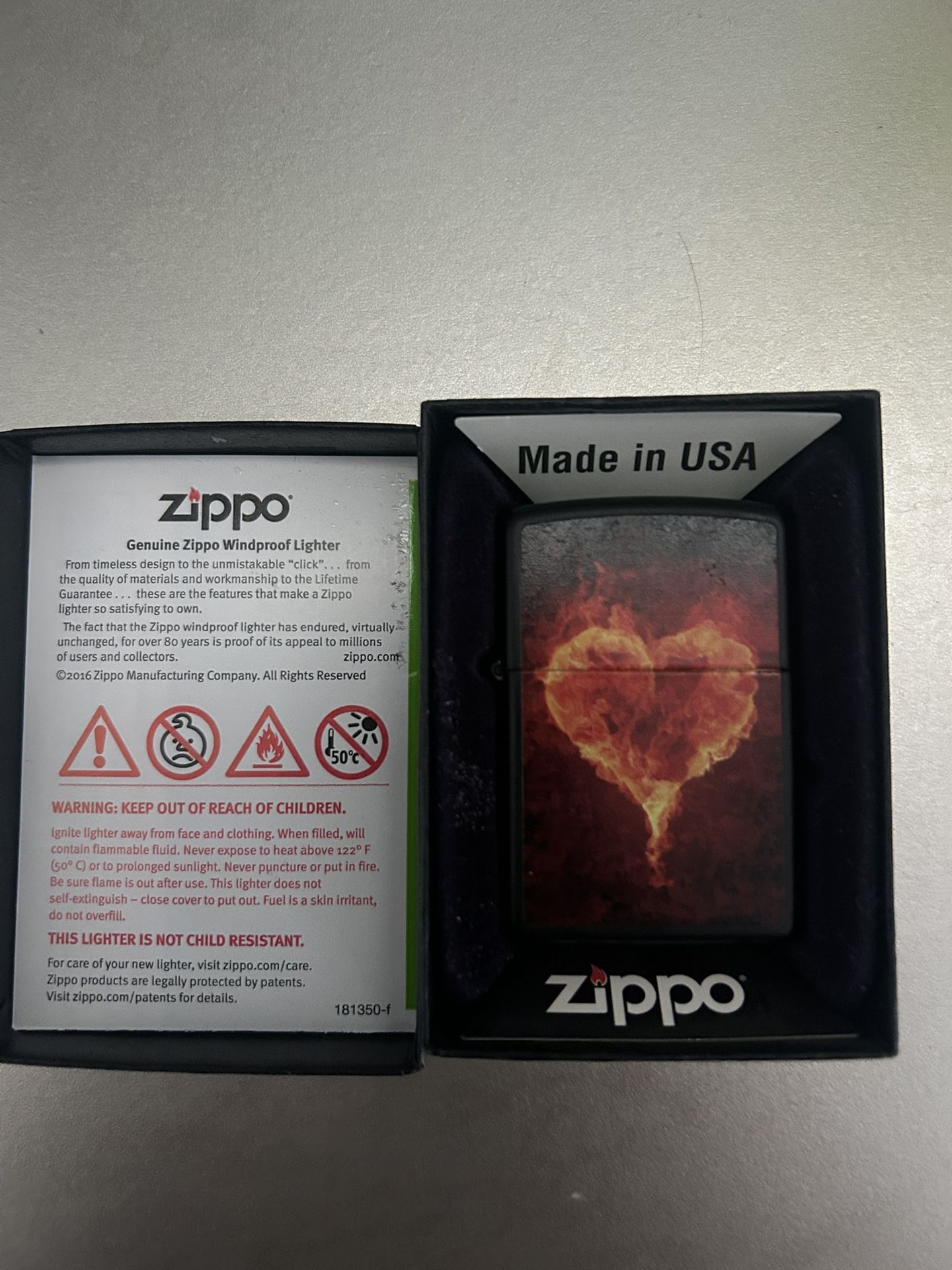 Zippo Lighter Butane