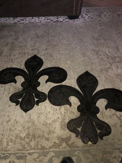 Two Big Iron Flour De Lis