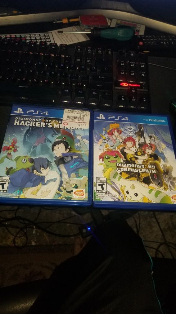 Digimon cyber sleuth both ps4 games