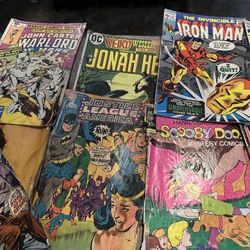 Box Of Old Comic Books 
