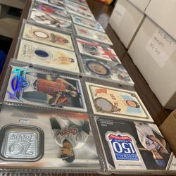 Baseball Patch/relic/insert lot