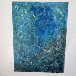 Blue Painting Wall Art