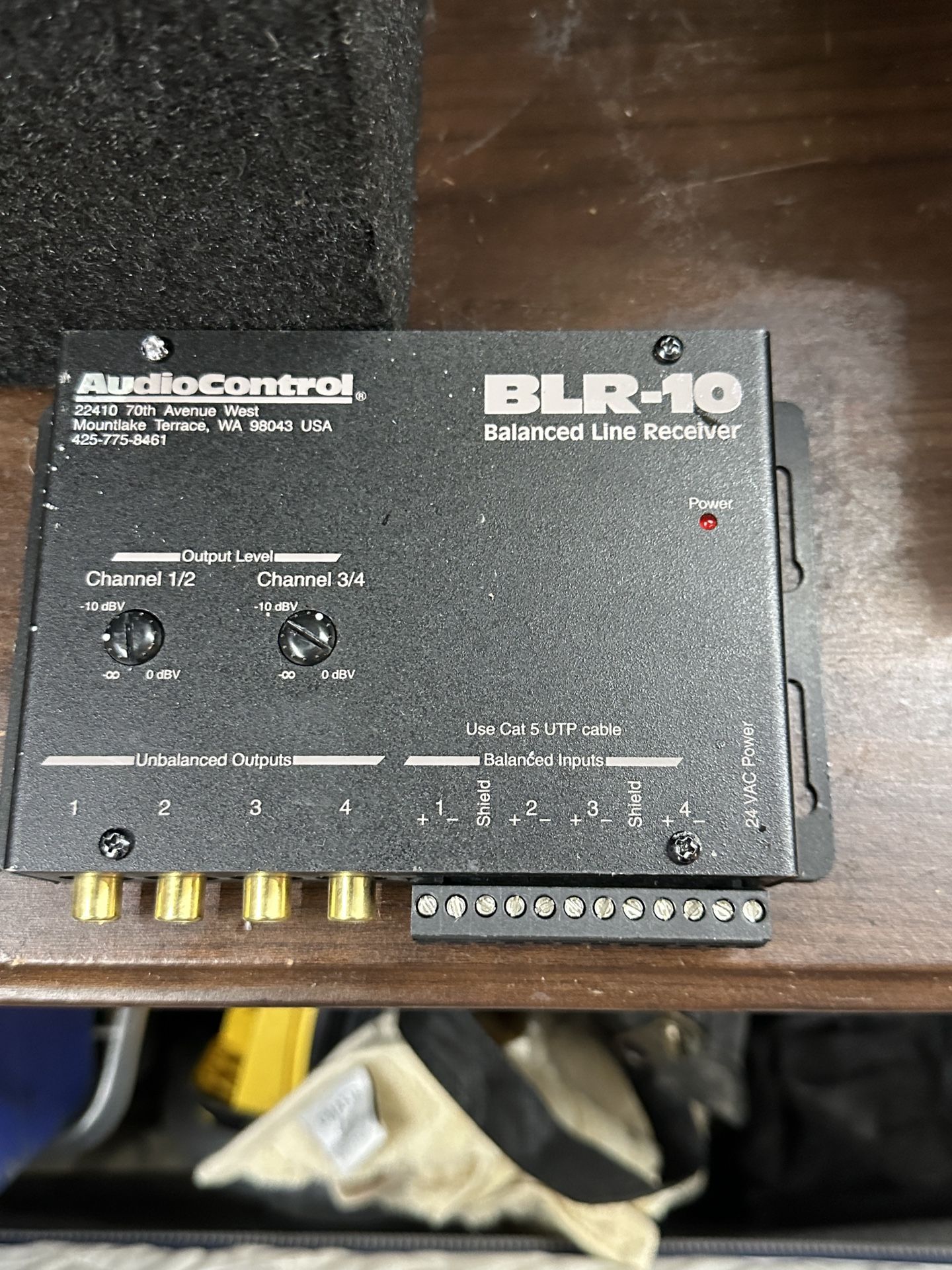 AudioControl BLR-10 Balanced Line Receiver
