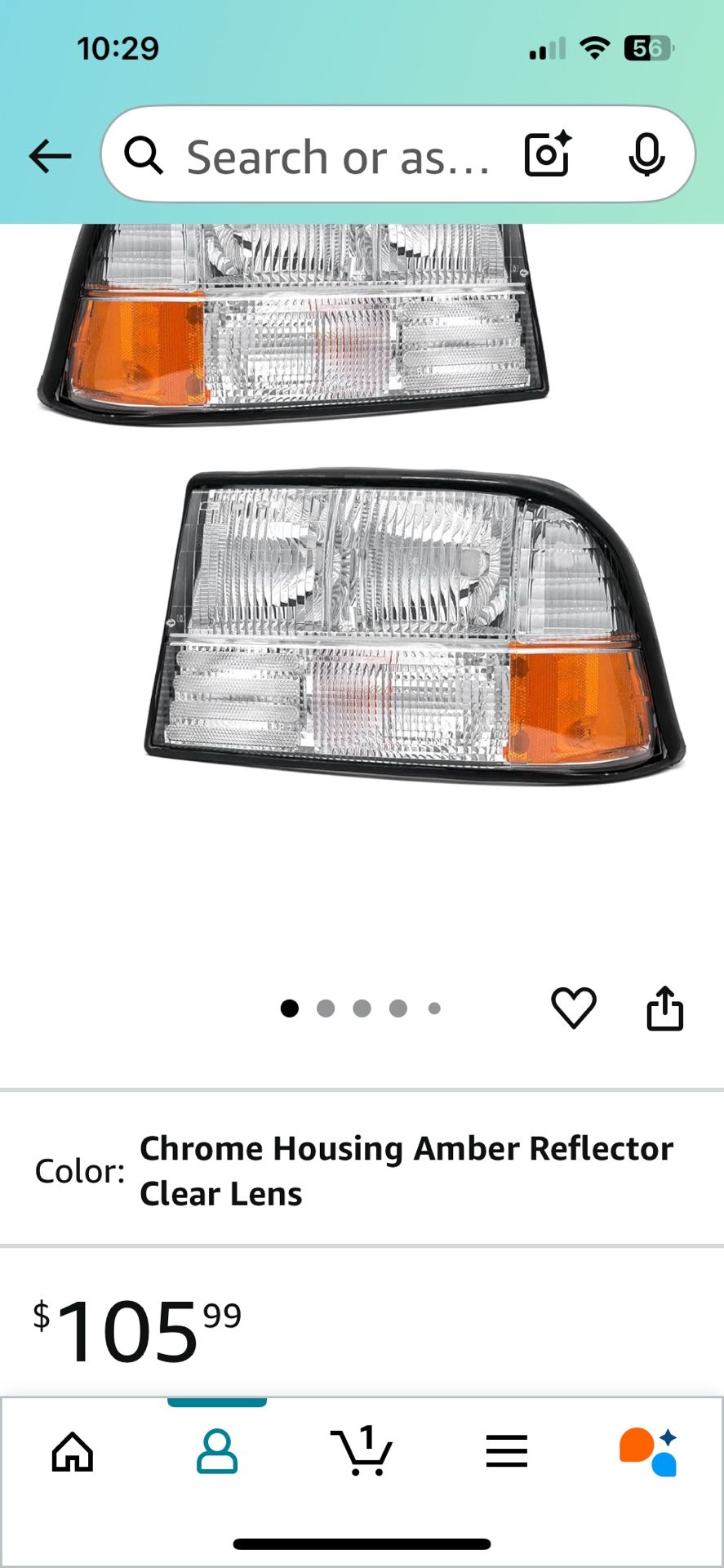 Headlights Set 1998 to 2001 GMC Jimmy.